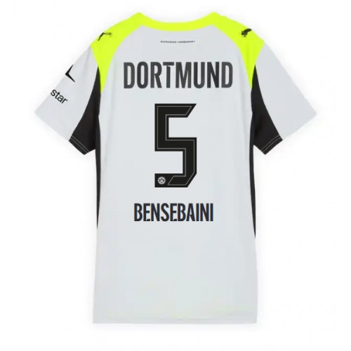 Borussia Dortmund Ramy Bensebaini #5 Bortatröja Dam 2025-26 Kortärmad